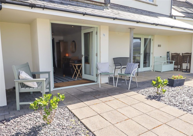 The patio in Ty Mor at Ty Mor, Newport