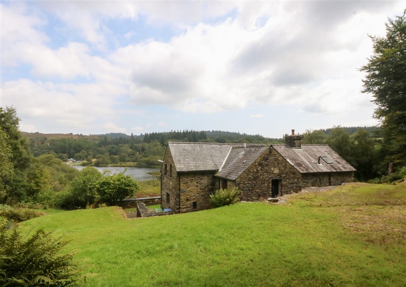 Enjoy the garden at Ty Newydd, Llanrhychwyn near Llanrwst