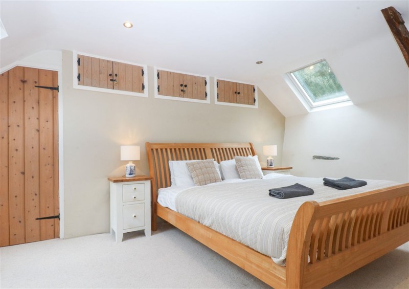 One of the 3 bedrooms at Ty Newydd, Llanrhychwyn near Llanrwst