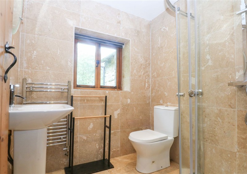 This is the bathroom at Ty Newydd, Llanrhychwyn near Llanrwst