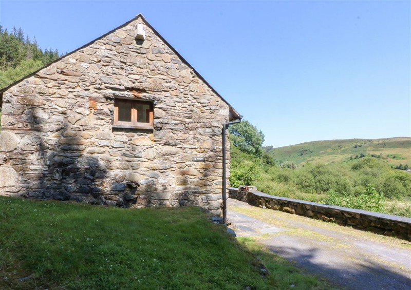 This is the garden at Ty Newydd, Llanrhychwyn near Llanrwst