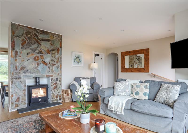 This is the living room at Ty Ni, Abersoch