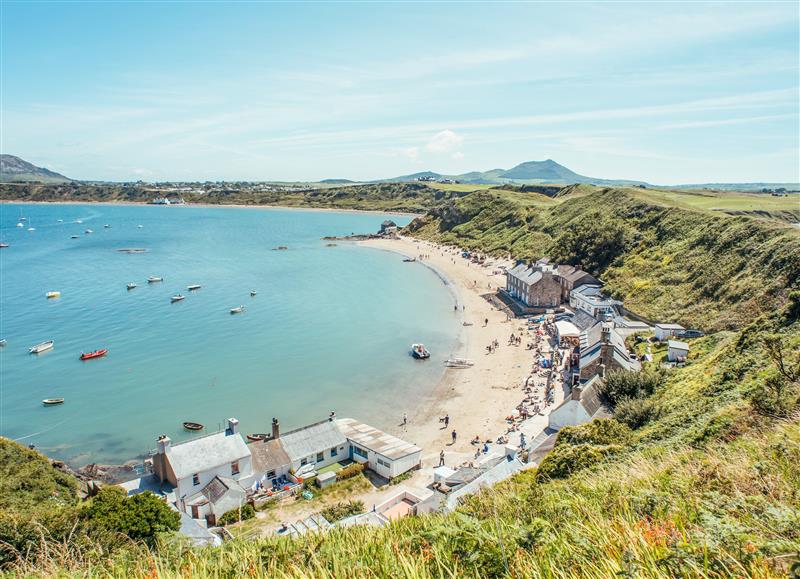 The area around Ty Receiver at Ty Receiver, Nefyn