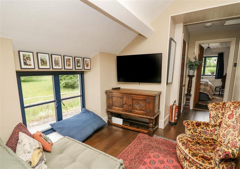 Enjoy the living room at Ty Sinsir, Tretower near Crickhowell