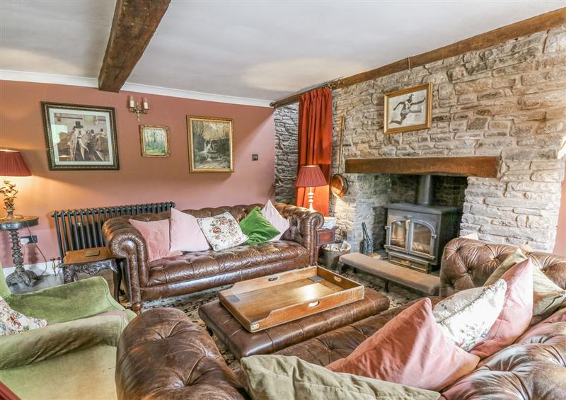 Relax in the living area at Ty Sinsir, Tretower near Crickhowell