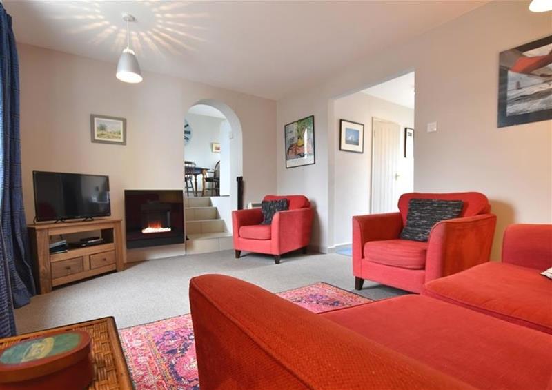 This is the living room at Ty Talcen, Solva
