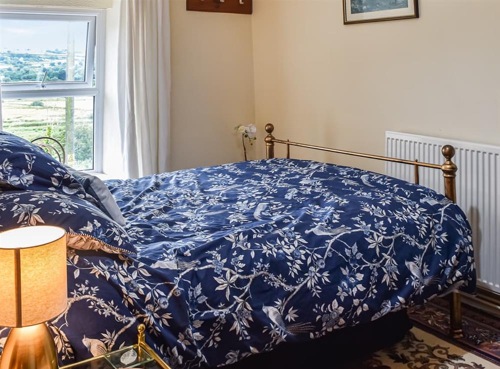 Double bedroom at Ty Tarth in Talysarn, near Caernarfon, Gwynedd