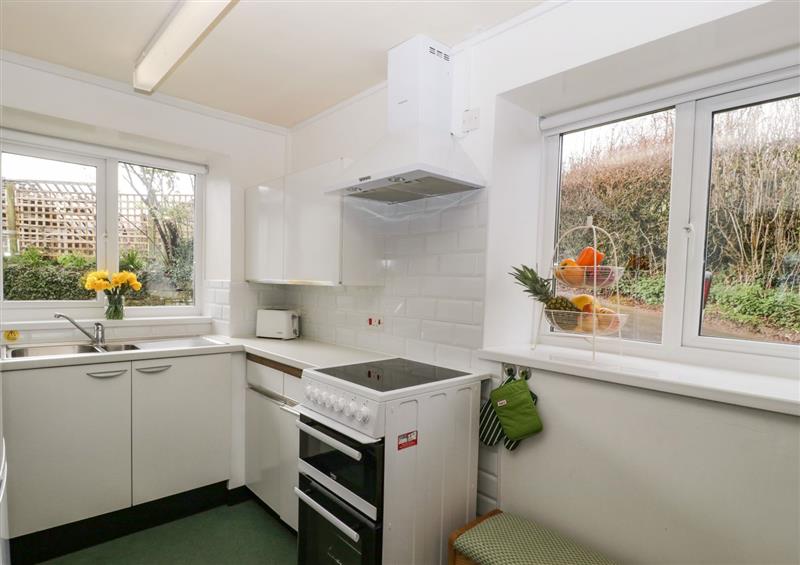 This is the kitchen at Ty Twmp / Tump Cottage, Tal-Y-Bont-On-Usk