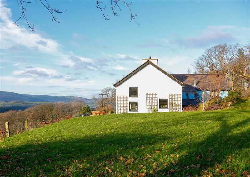 Outside at Ty Uchaf, Eglwysbach