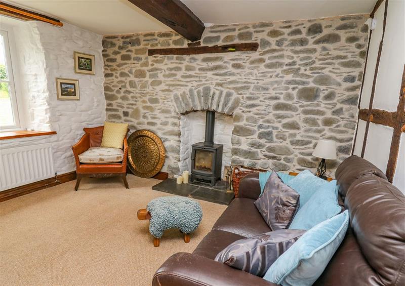 Relax in the living area at Ty Uchaf, Llanbrynmair