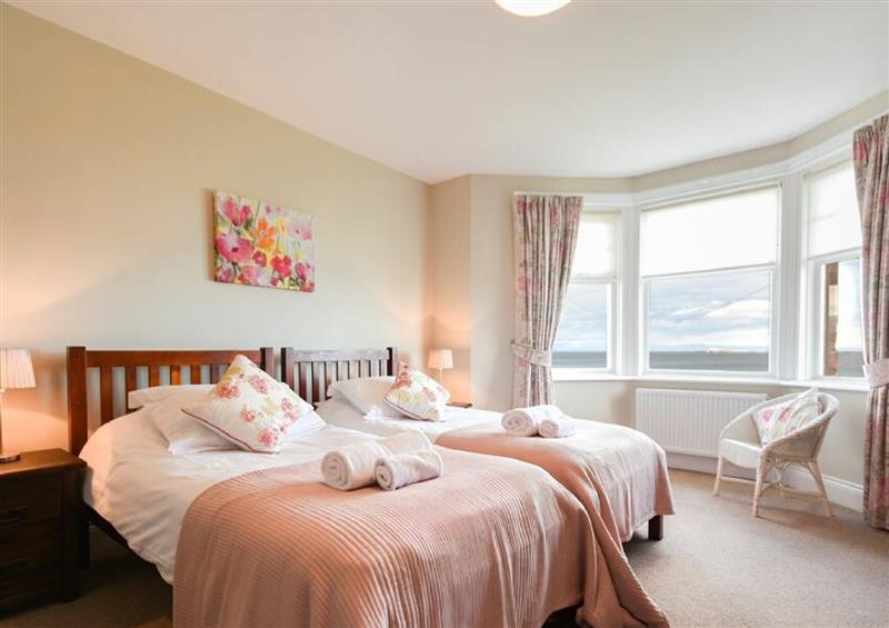 One of the bedrooms at Ty y Mor, Seahouses