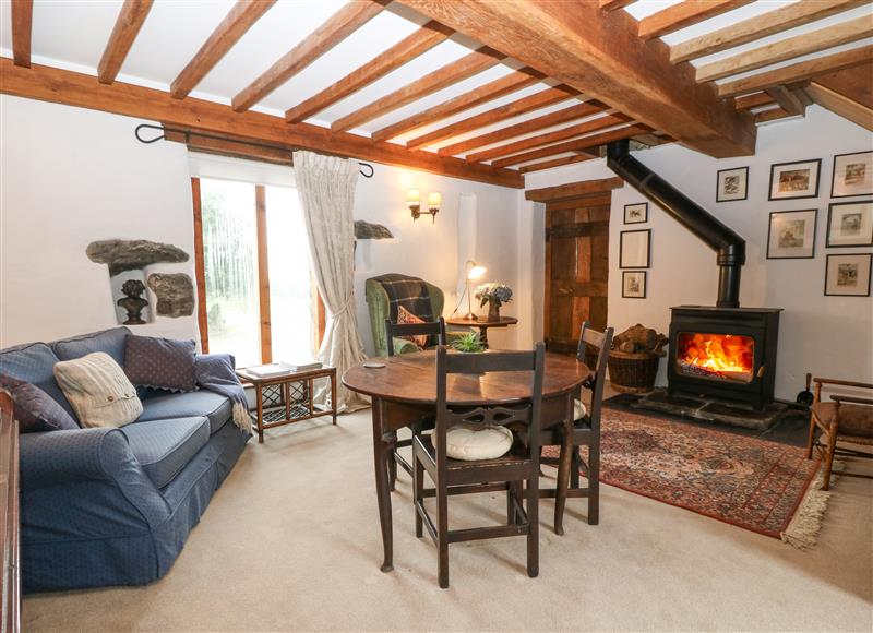 The living area at Tyddyn Felin Barn, Criccieth