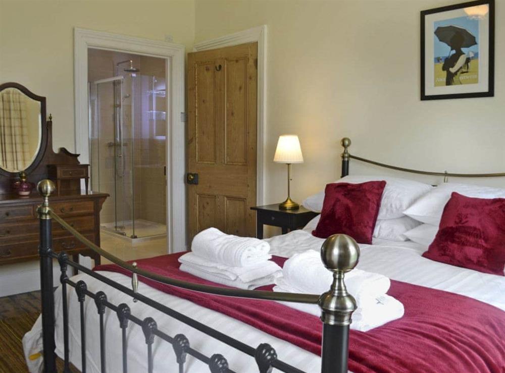 Charming double bedroom at Tyllwyd Farmhouse in Capel Bangor, near Aberystwyth, Dyfed
