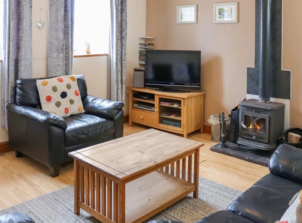 Living room at Tyn Cae Cottage in Rhostrehwfa Nr Llangefni, Gwynedd