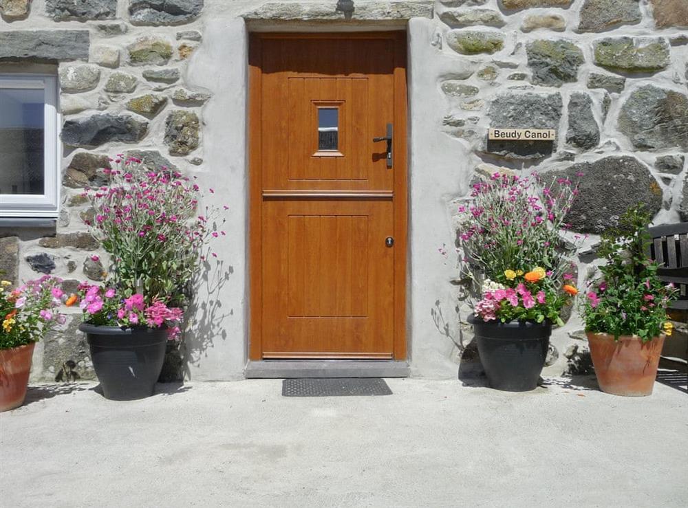 Lovely exterior with stable door at Beudy Canol, 