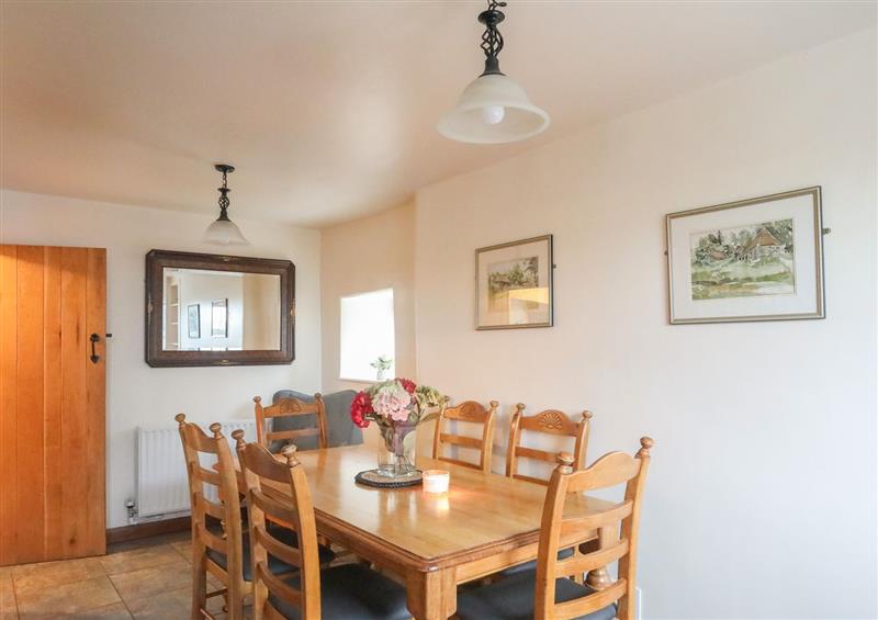 This is the dining room at Tyn y Clawdd, Dyffryn Ardudwy