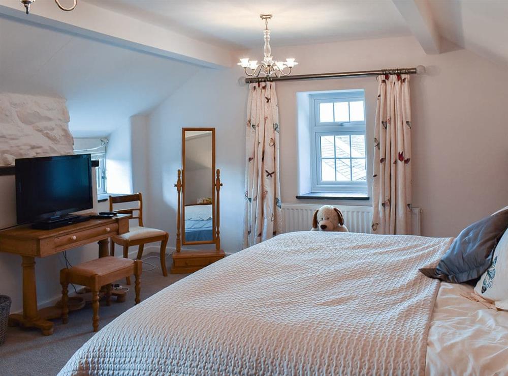 Master bedroom at Tyn Y Coed Farm in Colwyn Bay, Clwyd