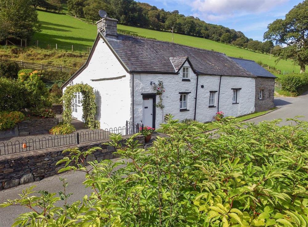 Traditional Welsh cottage nestling in the valley