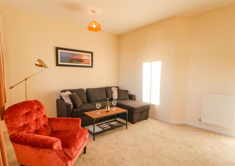 The living area at Tyne View, North Shields