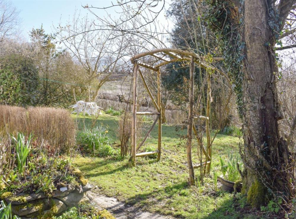 Delightful garden at Tynlone Villa in Swyddffynnon, near Devils Bridge, Dyfed