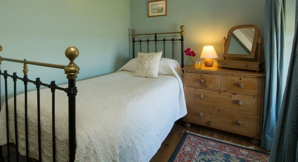 Upstairs single bedroom at Tywyn Cottage in Cemaes Bay, Anglesey