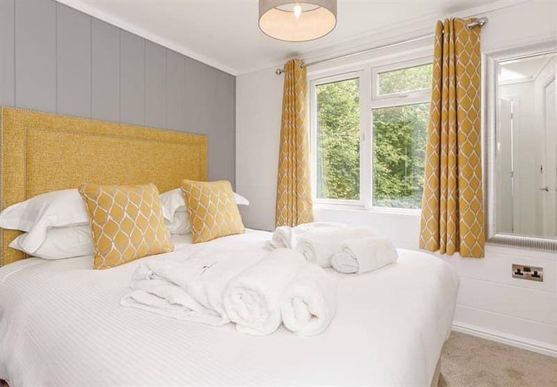 Double bedroom in the Escape Plus at Ullswater Heights in Greystoke, Nr Penrith