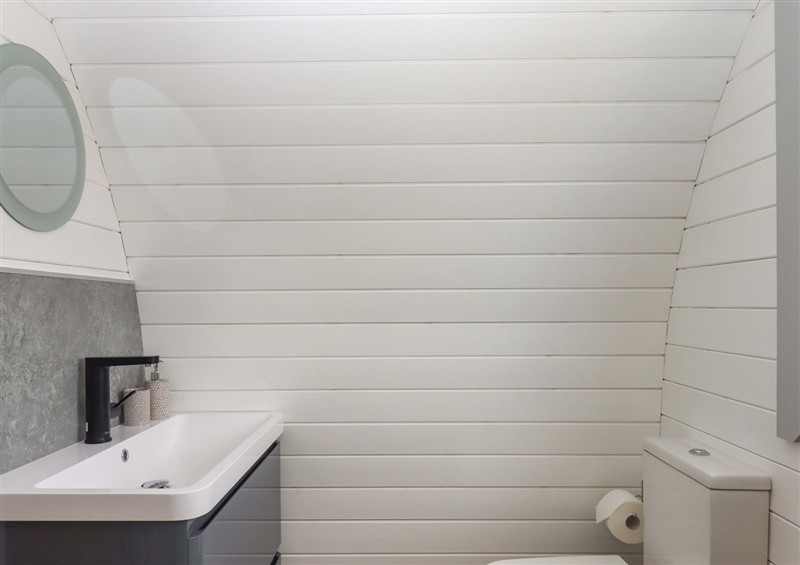 The bathroom at Under Oak Pod, Totnes