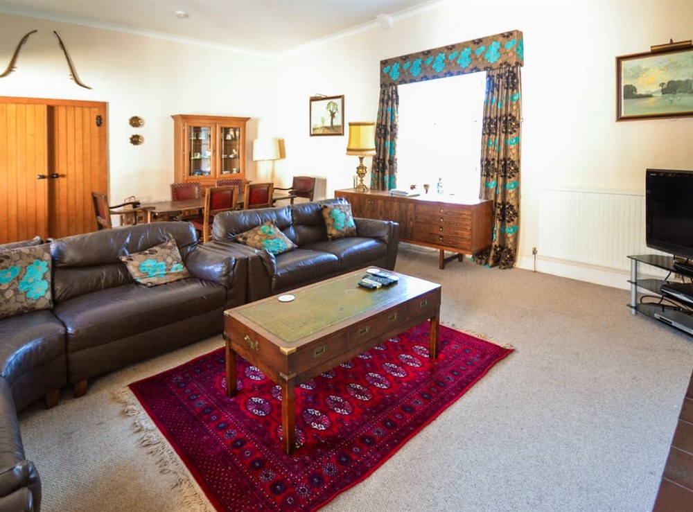 Living area at Undercliffe Rest in Ventnor, Isle of Wight