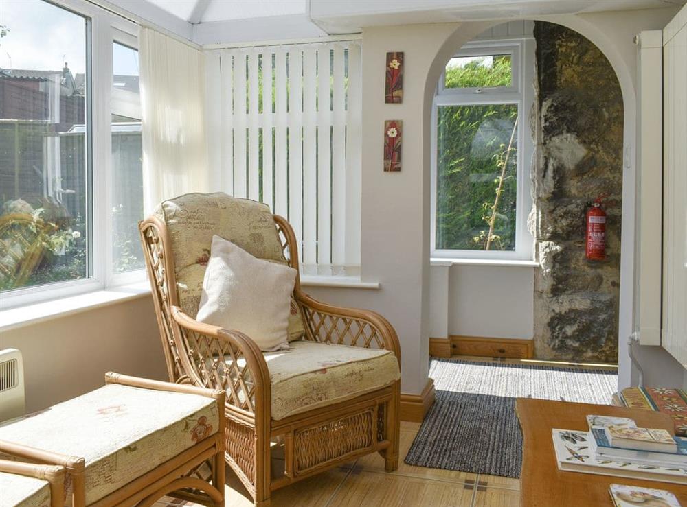 Attractive conservatory at Underhill Cottage in Arnside, near Grange-over-Sands, Cumbria