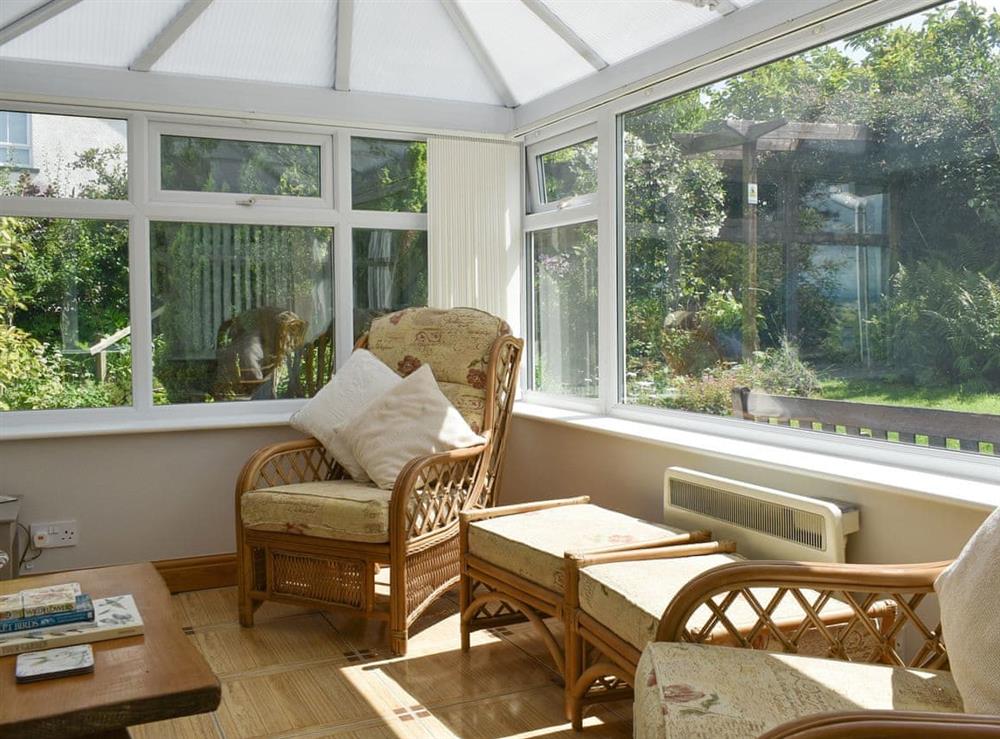 Spacious conservatory at Underhill Cottage in Arnside, near Grange-over-Sands, Cumbria