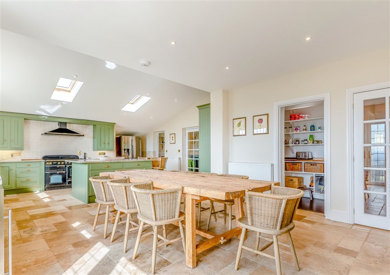 The dining area at Underhill House, East Knoyle near Hindon