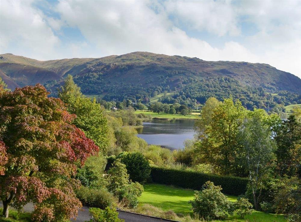 Breath-taking views of the lake and surrounding fells at Unerigg in Grasmere, Cumbria