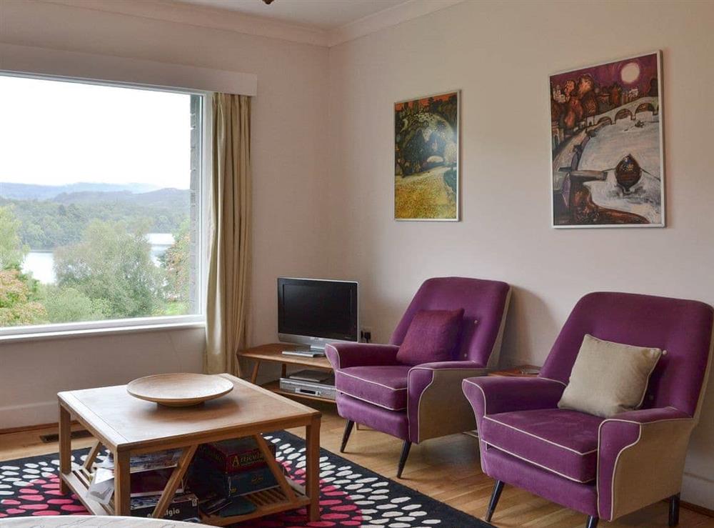 Charming sitting room with excellent views at Unerigg in Grasmere, Cumbria