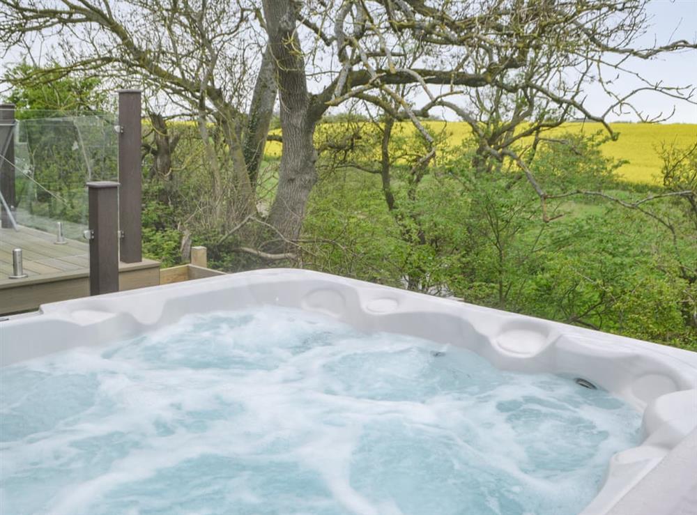 Hot tub (photo 2) at Unwind @36 in Felton, near Morpeth, Northumberland