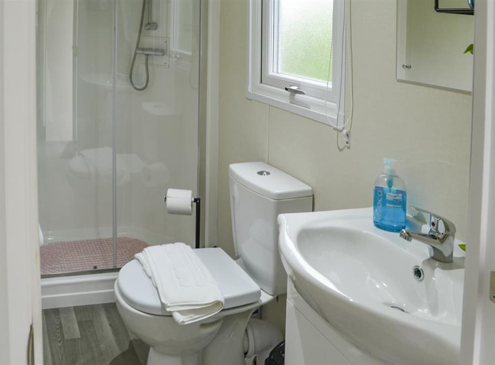 Shower room at Unwind @36 in Felton, near Morpeth, Northumberland