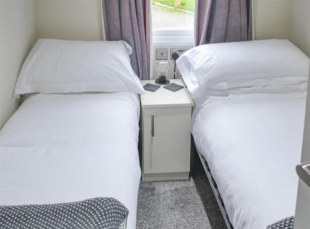 Twin bedroom at Unwind @36 in Felton, near Morpeth, Northumberland