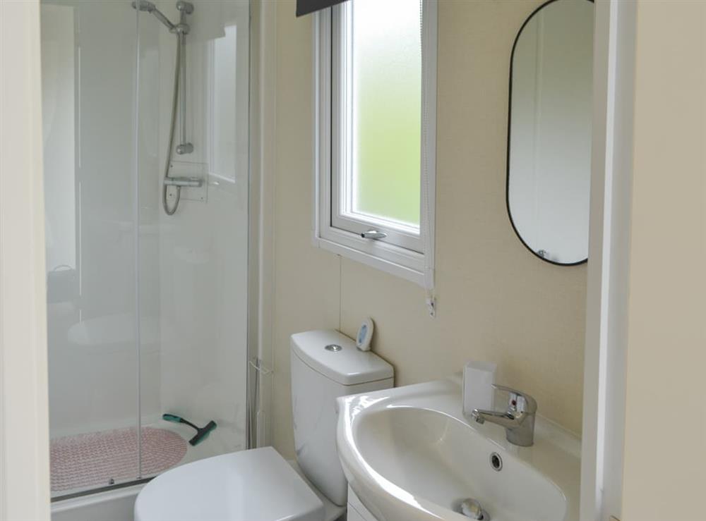 Shower room at Unwind @37 in Felton, near Morpeth, Northumberland