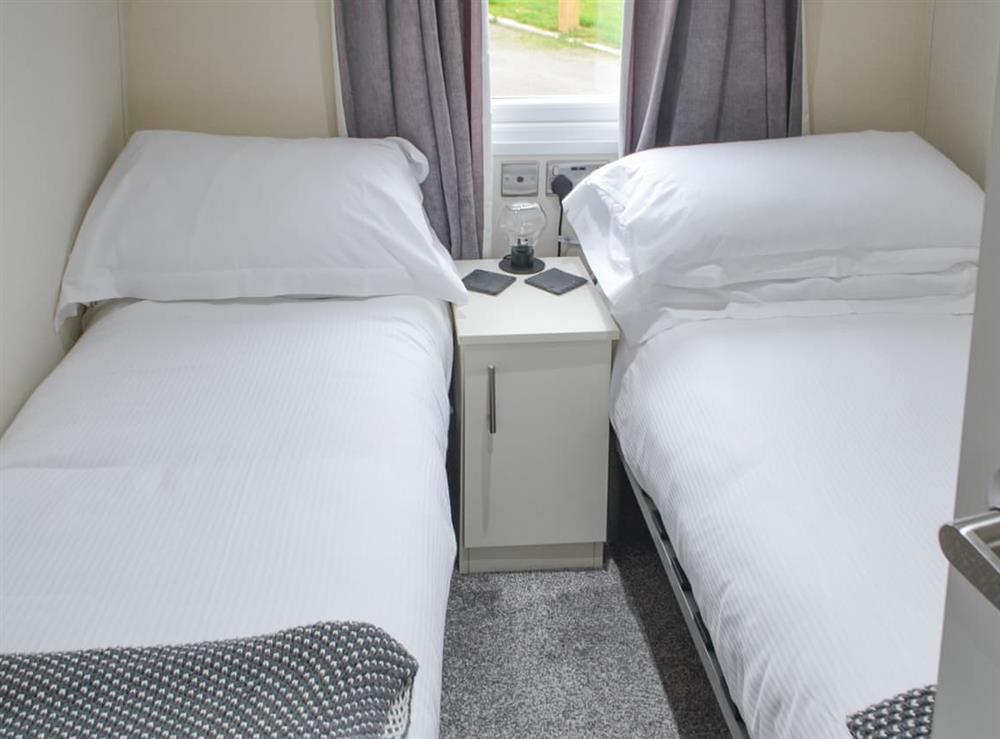 Twin bedroom at Unwind @37 in Felton, near Morpeth, Northumberland