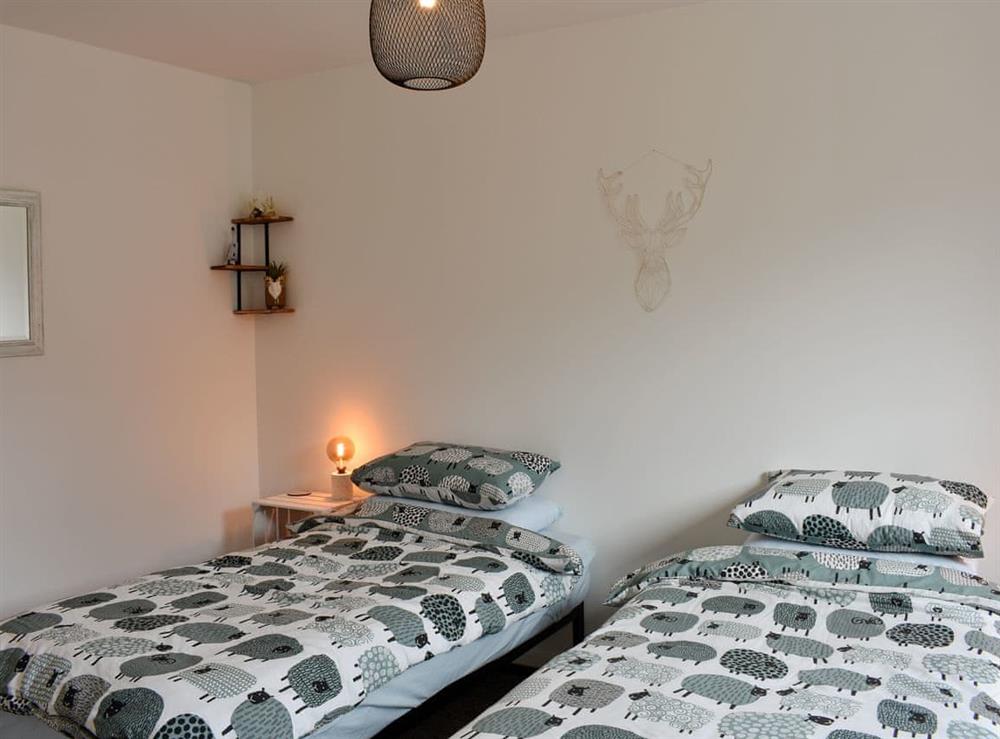 Twin bedroom at Up North in Alnwick, Northumberland