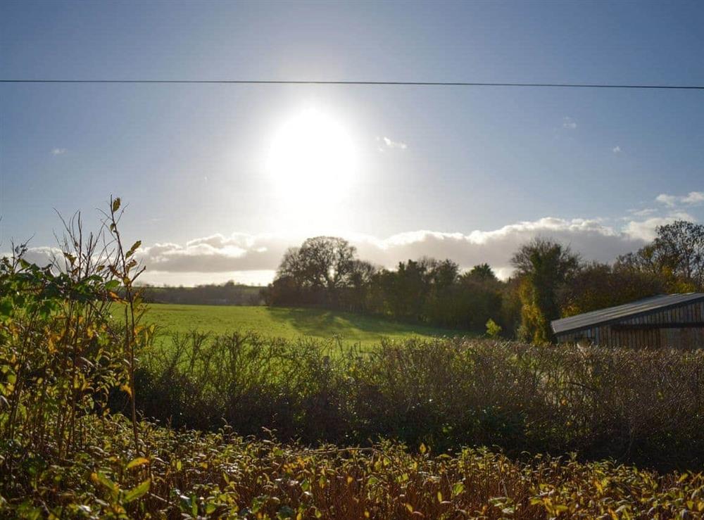 View from the front of the property at Uphempston Farm Annex in Littlehempston, Devon