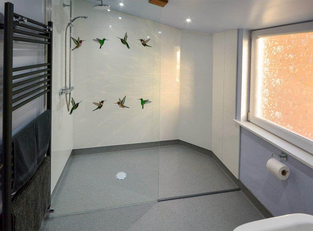 Shower room at Uplands in Dalbeattie, Kirkcudbrightshire