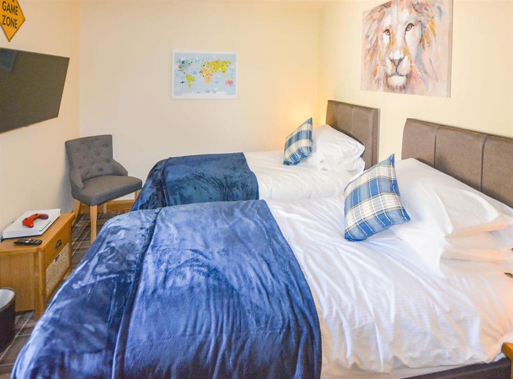 Twin bedroom at Uplands in Dalbeattie, Kirkcudbrightshire