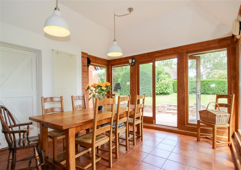 Dining room at Uplands Dowerhouse, Wellington Heath near Ledbury