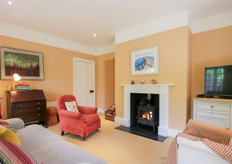Relax in the living area at Uplands Dowerhouse, Wellington Heath near Ledbury