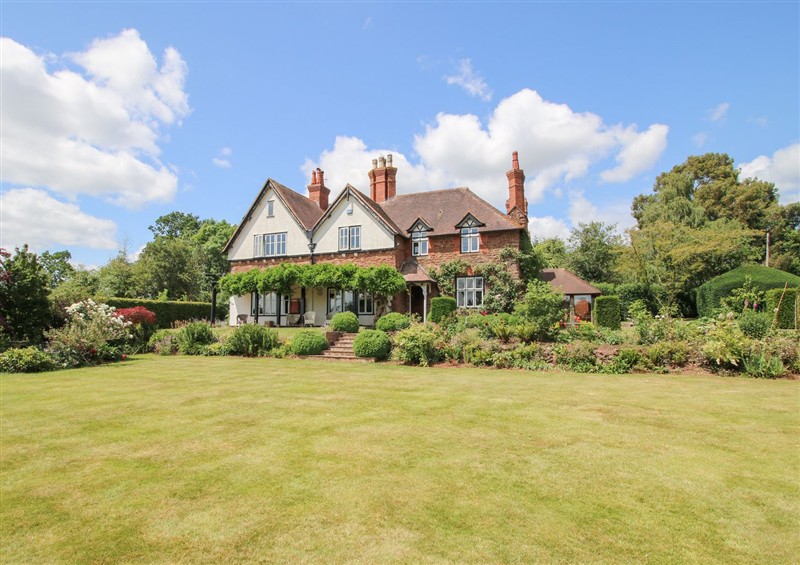 The garden in Uplands Dowerhouse at Uplands Dowerhouse, Wellington Heath near Ledbury