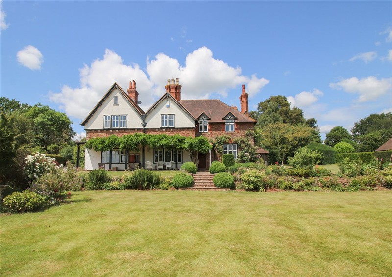 This is the garden at Uplands Dowerhouse, Wellington Heath near Ledbury