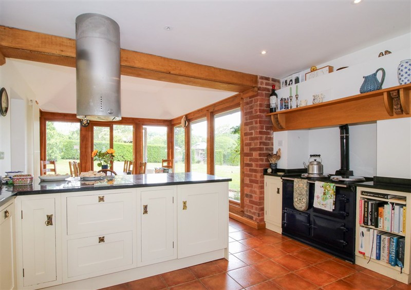 This is the kitchen at Uplands Dowerhouse, Wellington Heath near Ledbury