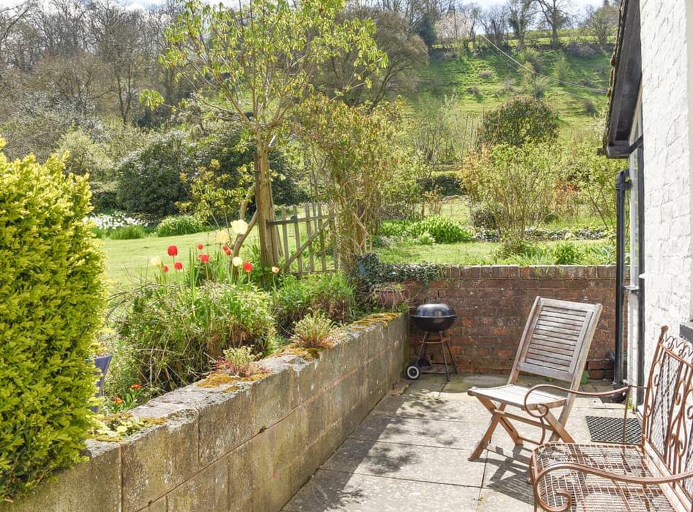 Outdoor area at Upper Broughton Farm Cottage in Banks Head, near Bishop’s Castle, Shropshire