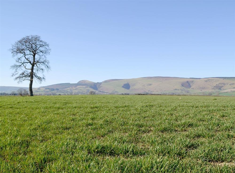 Beautiful surrounding landscape at Upper Close in Walton, near Presteigne, Powys