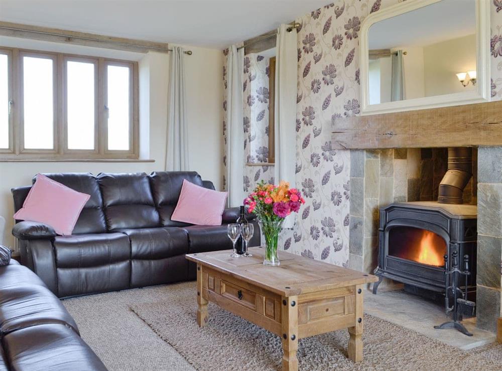 Welcoming living room at Upper Close in Walton, near Presteigne, Powys